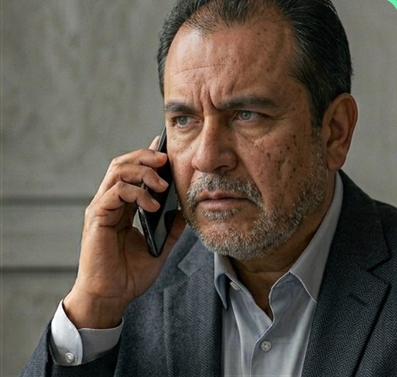 A senior consultant on a call